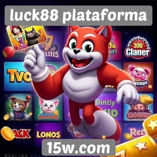 Variedade de jogos disponíveis no luck88